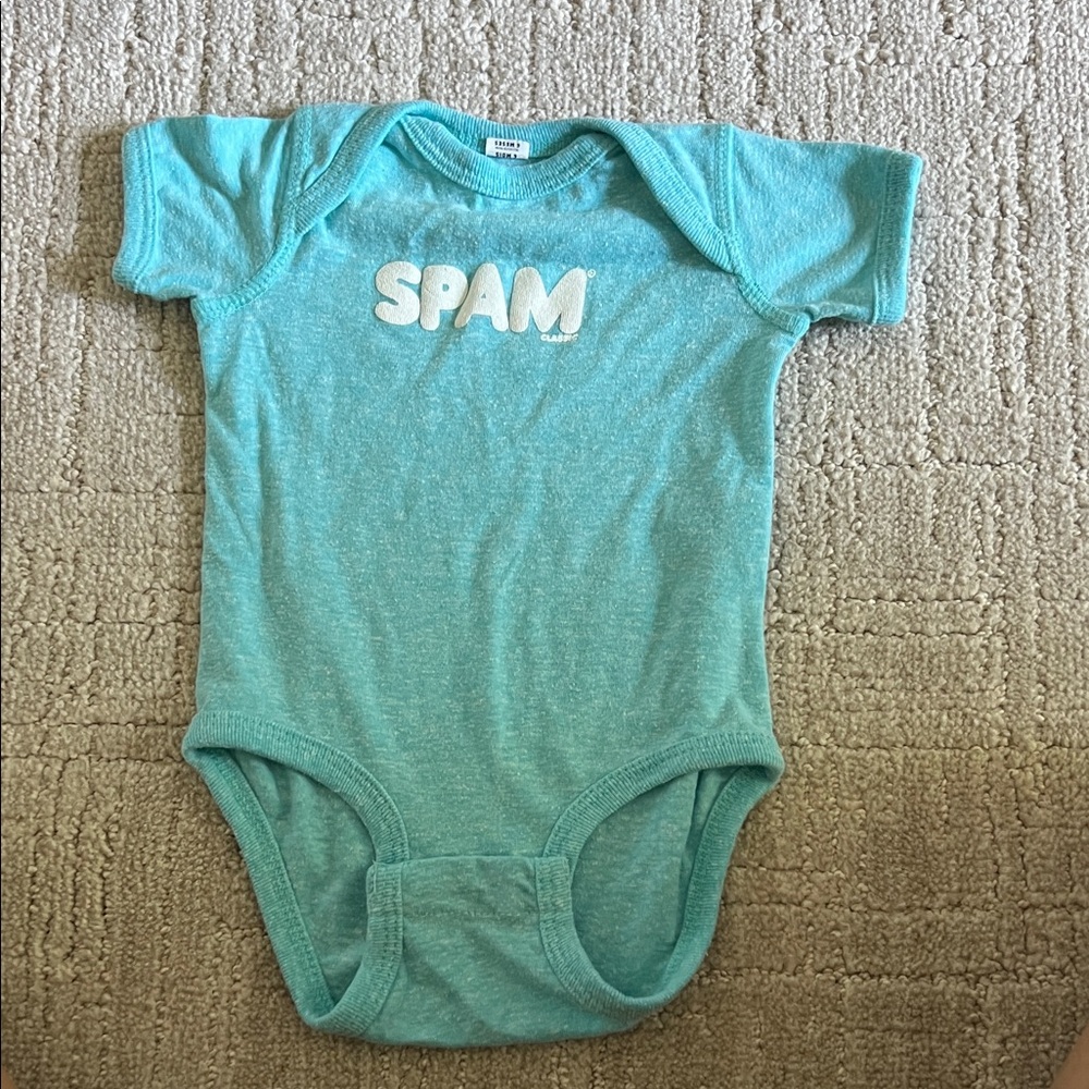 Teal SPAM Onesie